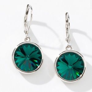 Lulu earrings in green by touchstone crystal